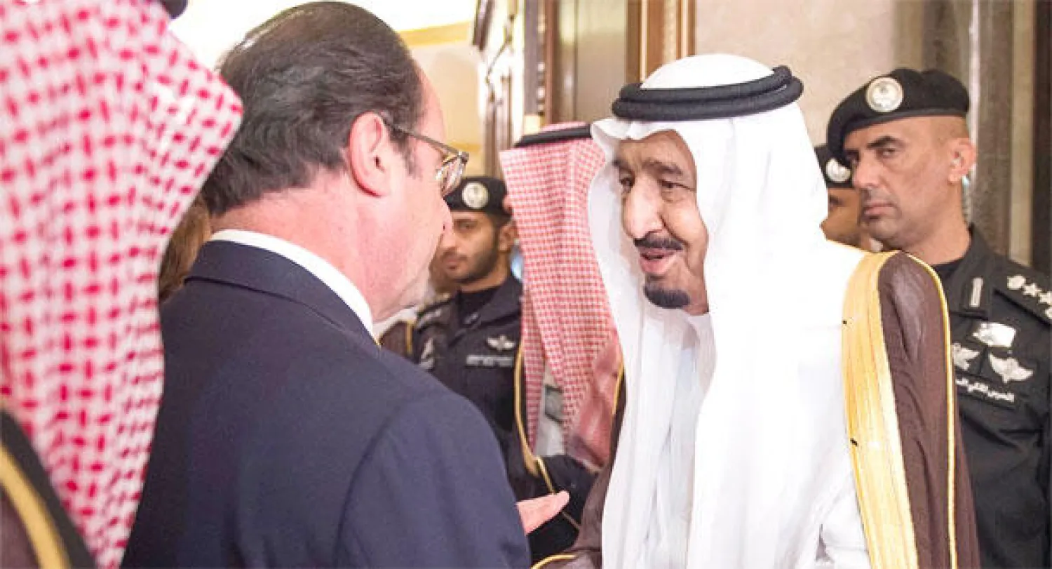 الرئيس الفرنسي يغادر الرياض بعد زيارة رسمية للمملكة