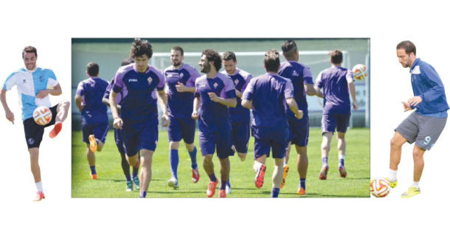 غونزالو هيغواين هداف نابولي (إ.ب.أ)، فيورنتينا يتطلع لتحقيق نتيجة إيجابية خارج قواعده أمام إشبيلية (أ.ف.ب)، فيسنتي إيبورا لاعب وسط إشبيلية (أ.ف.ب)