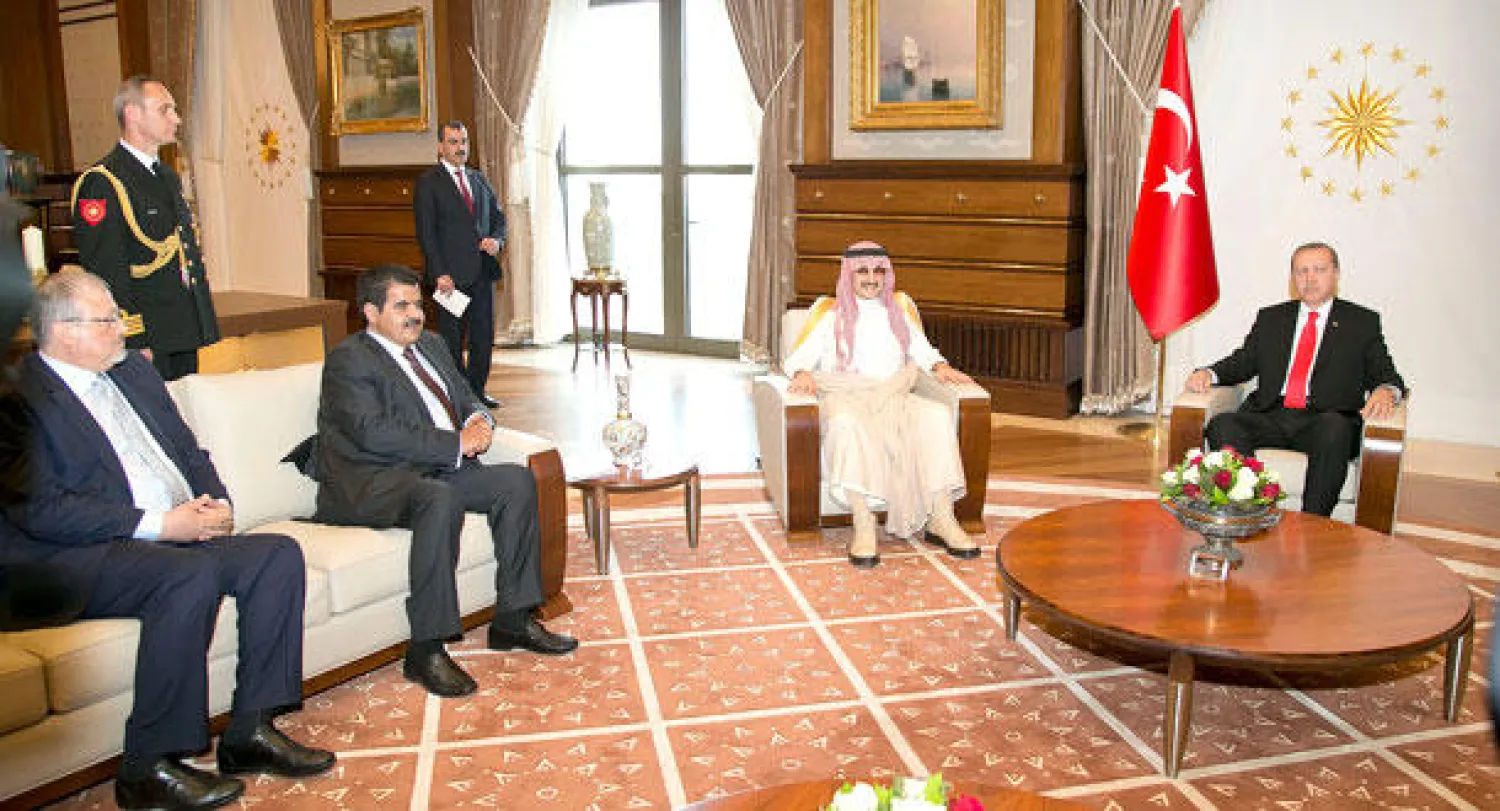 الرئيس التركي يستقبل الأمير الوليد بن طلال في أنقرة