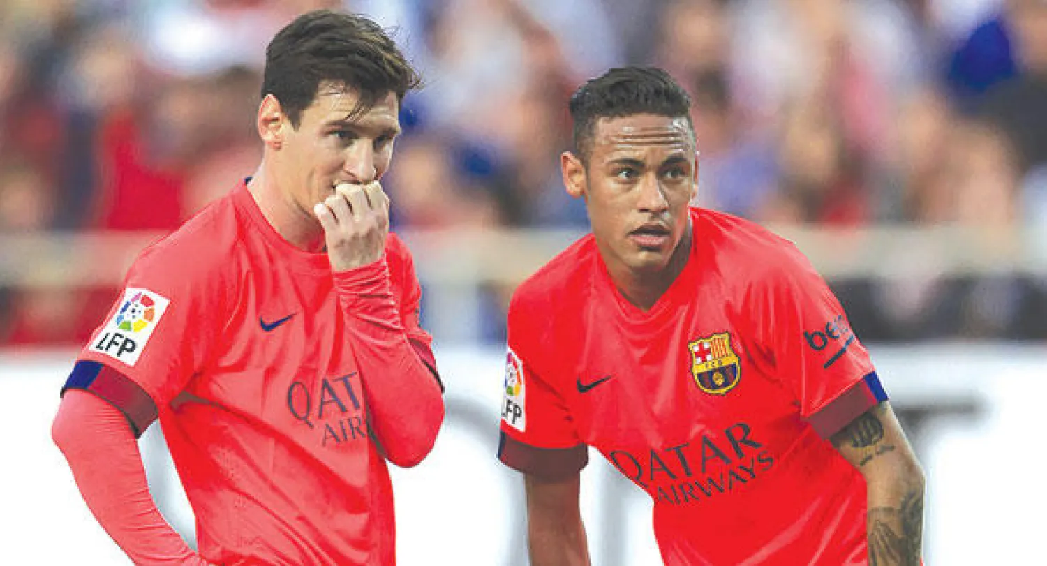 ميسي ونيمار لدغا من الألمان في مونديال 2014 (رويترز)