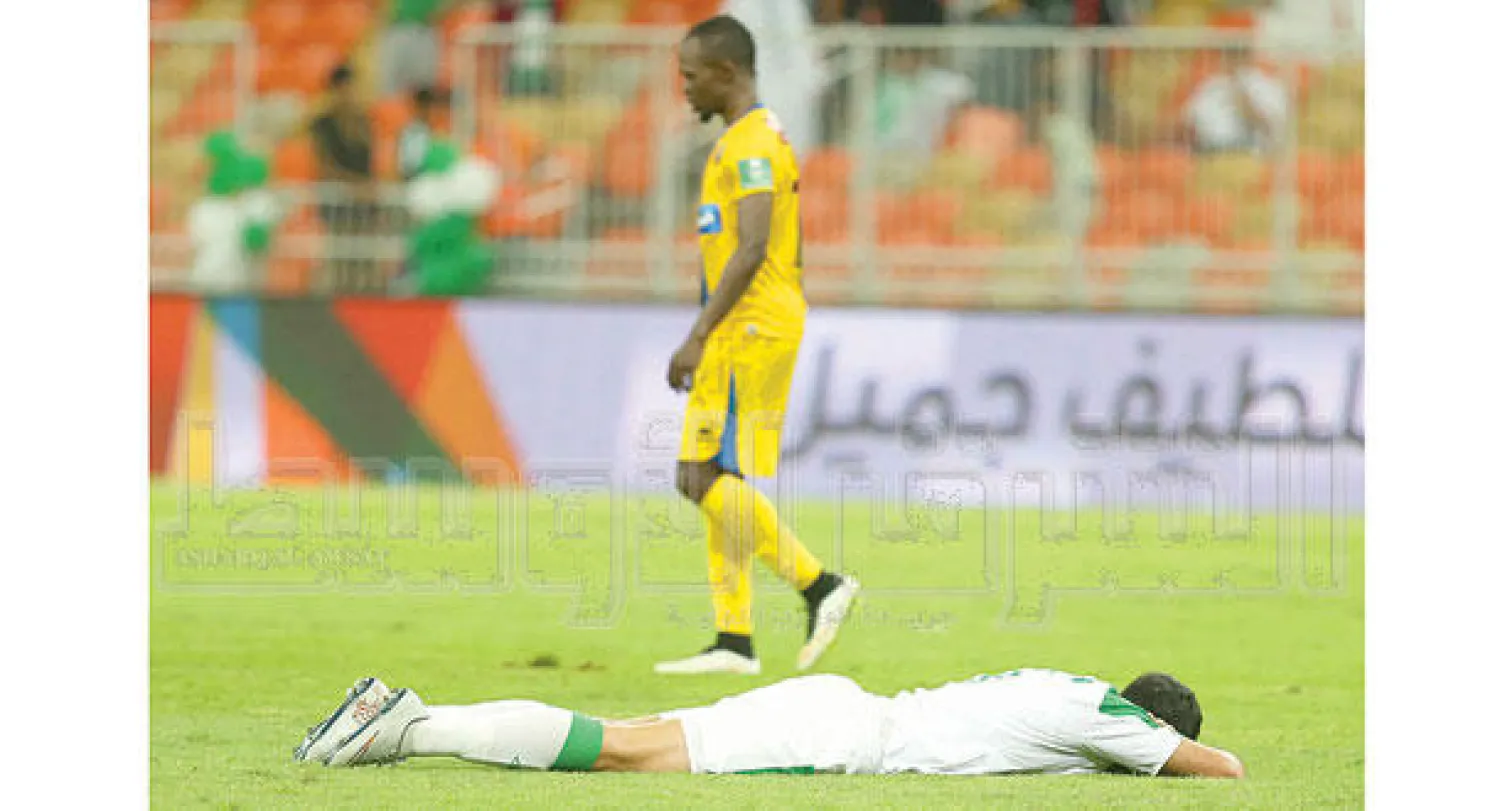 تعادل الأهلي مع التعاون بدد آماله في لقب الدوري السعودي (تصوير: عدنان مهدلي)