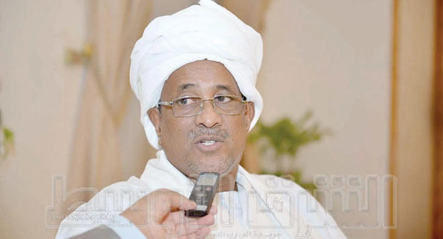 إبراهيم محمود حامد وزير الزراعة السوداني (تصوير: بشير صالح)