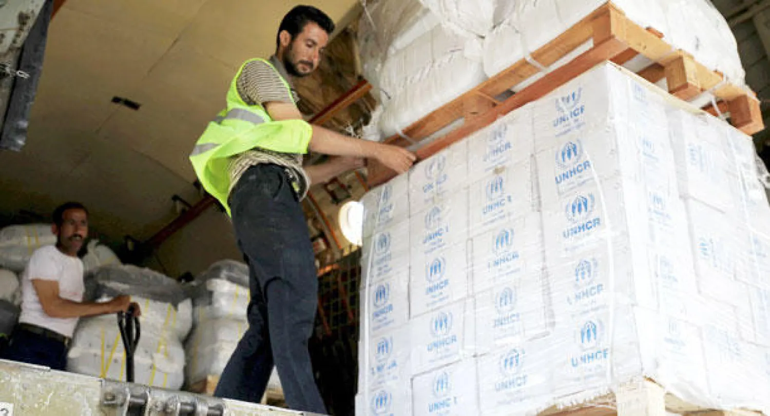 وصول آخر طائرة إغاثية للأمم المتحدة لشؤون اللاجئين إلى صنعاء