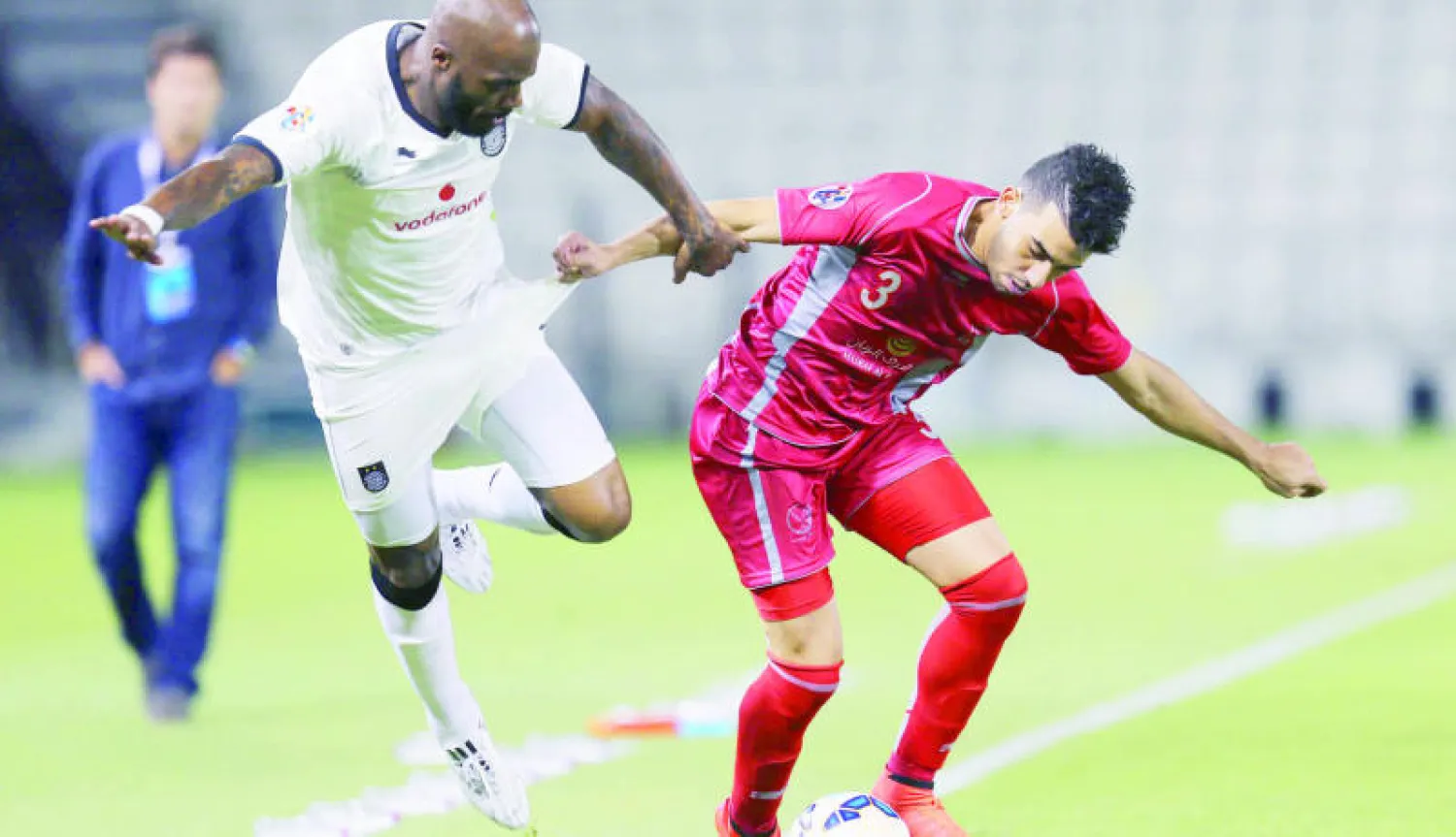 السد ولخويا القطريان اصطدما بمواجهة حاسمة في دور الـ16 الآسيوي (أ.ف.ب)