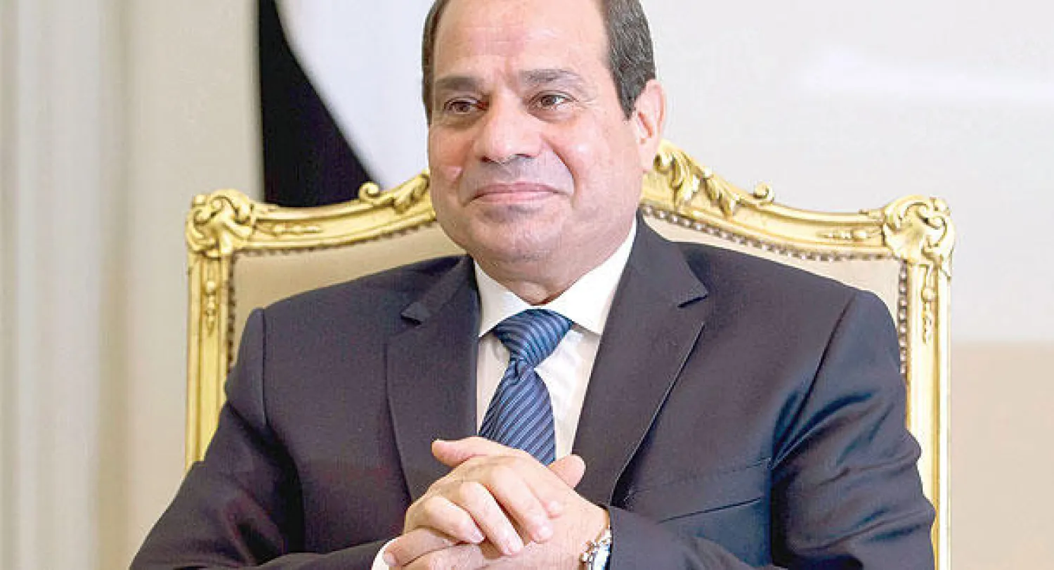 الرئيس المصري  عبد الفتاح السيسي