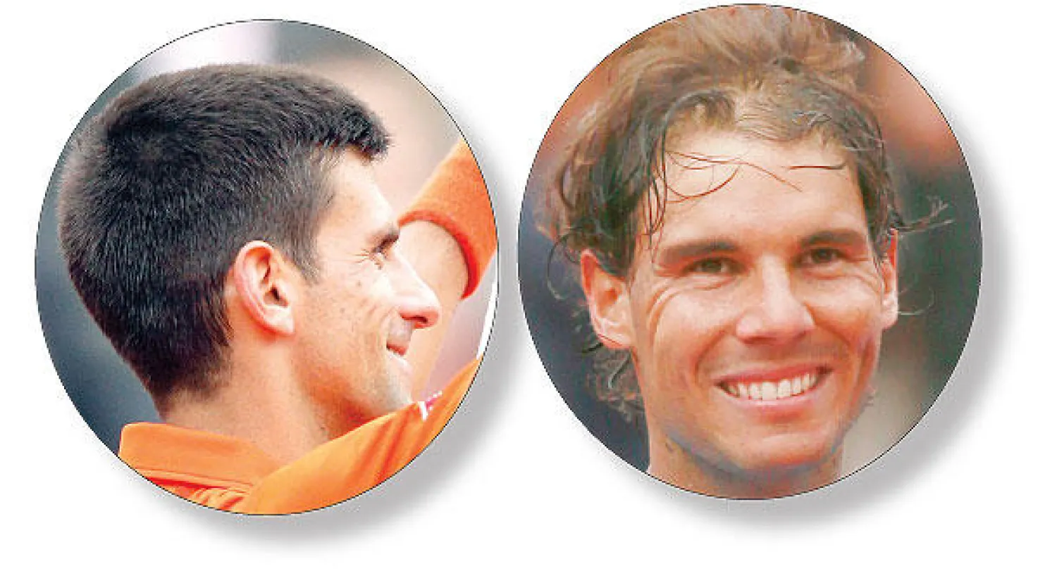 نادال  (رويترز) و ديوكوفيتش (إ.ب.أ)