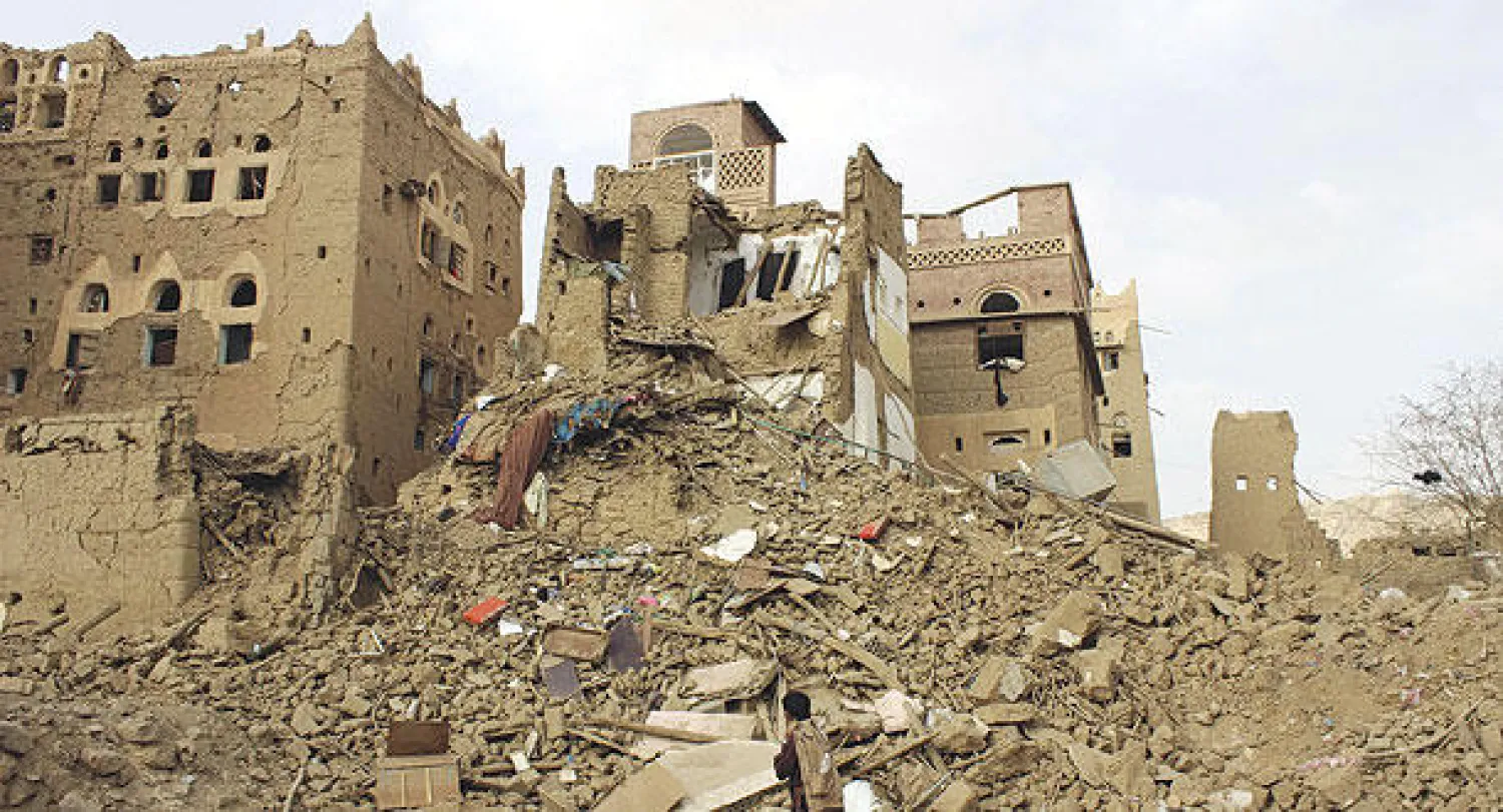 صورة لمنطقة في صعدة بعد أن فرت منها الميليشيات الحوثية (رويترز)