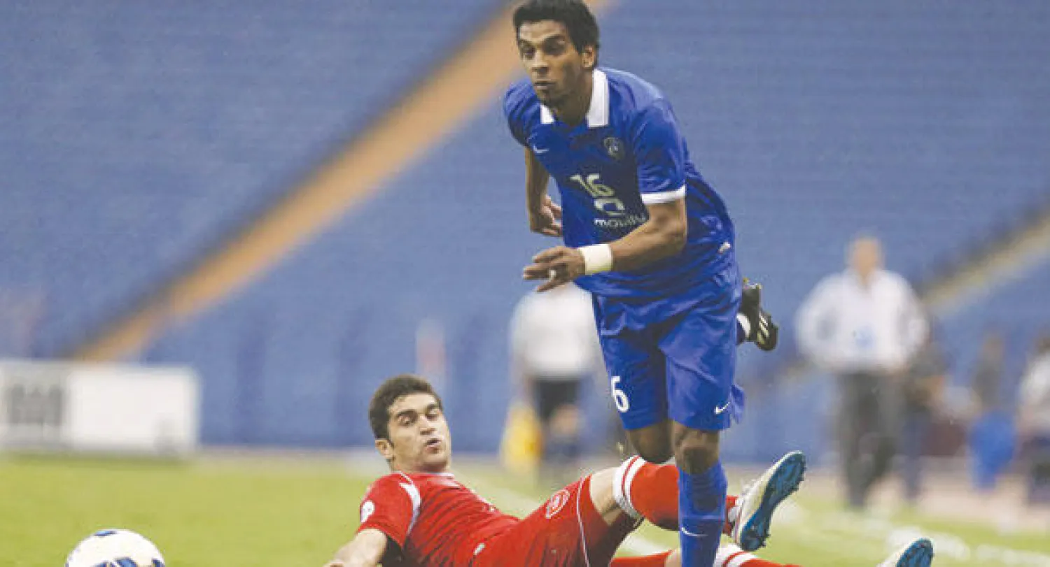 يوسف السالم سجل تألقا لافتا مع الهلال في مباراته الآسيوية الأخيرة (رويترز)