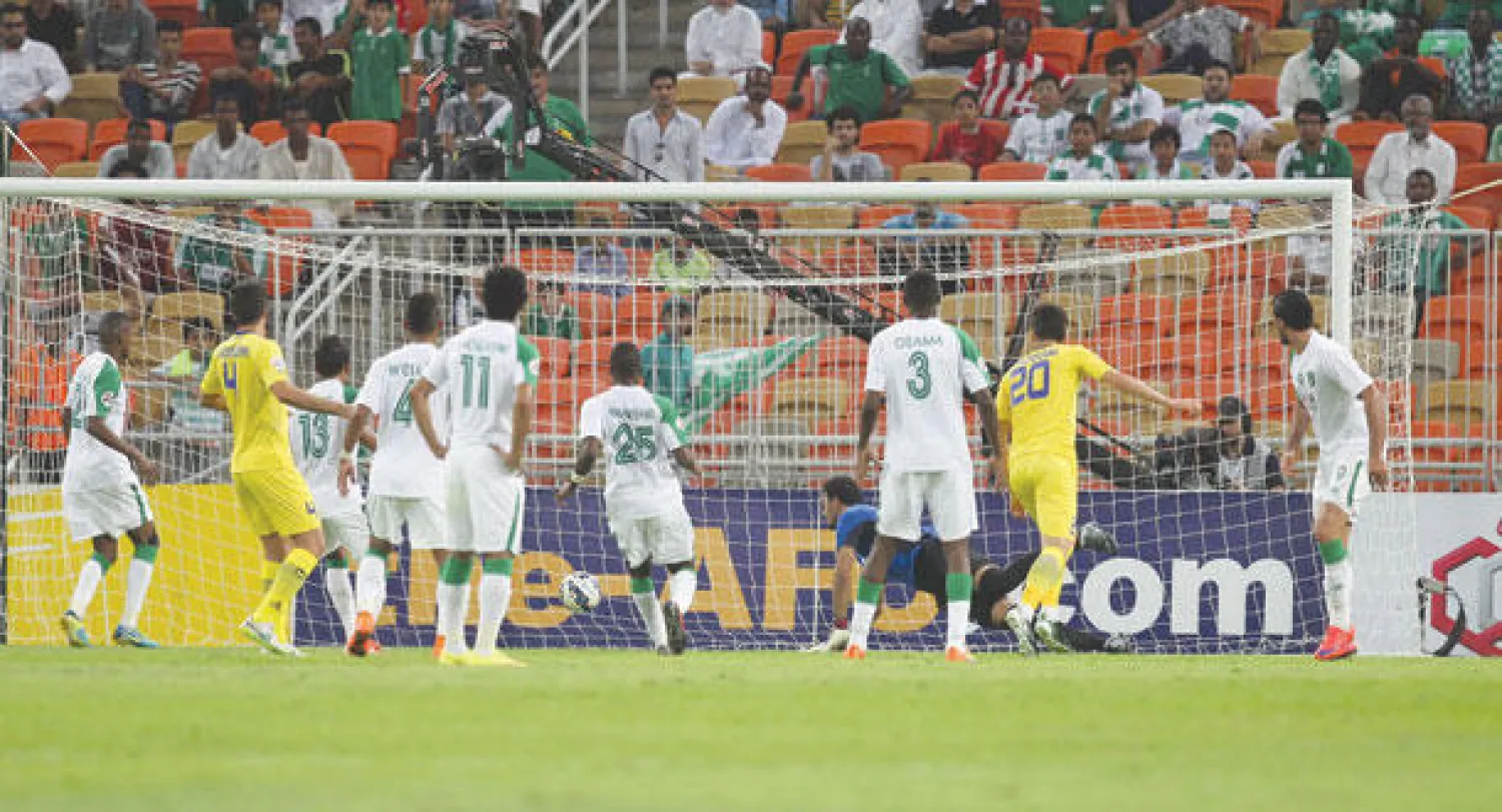 هدف نفط طهران تسبب في خروج الأهلي من البطولة الآسيوية (تصوير: محمد المانع)