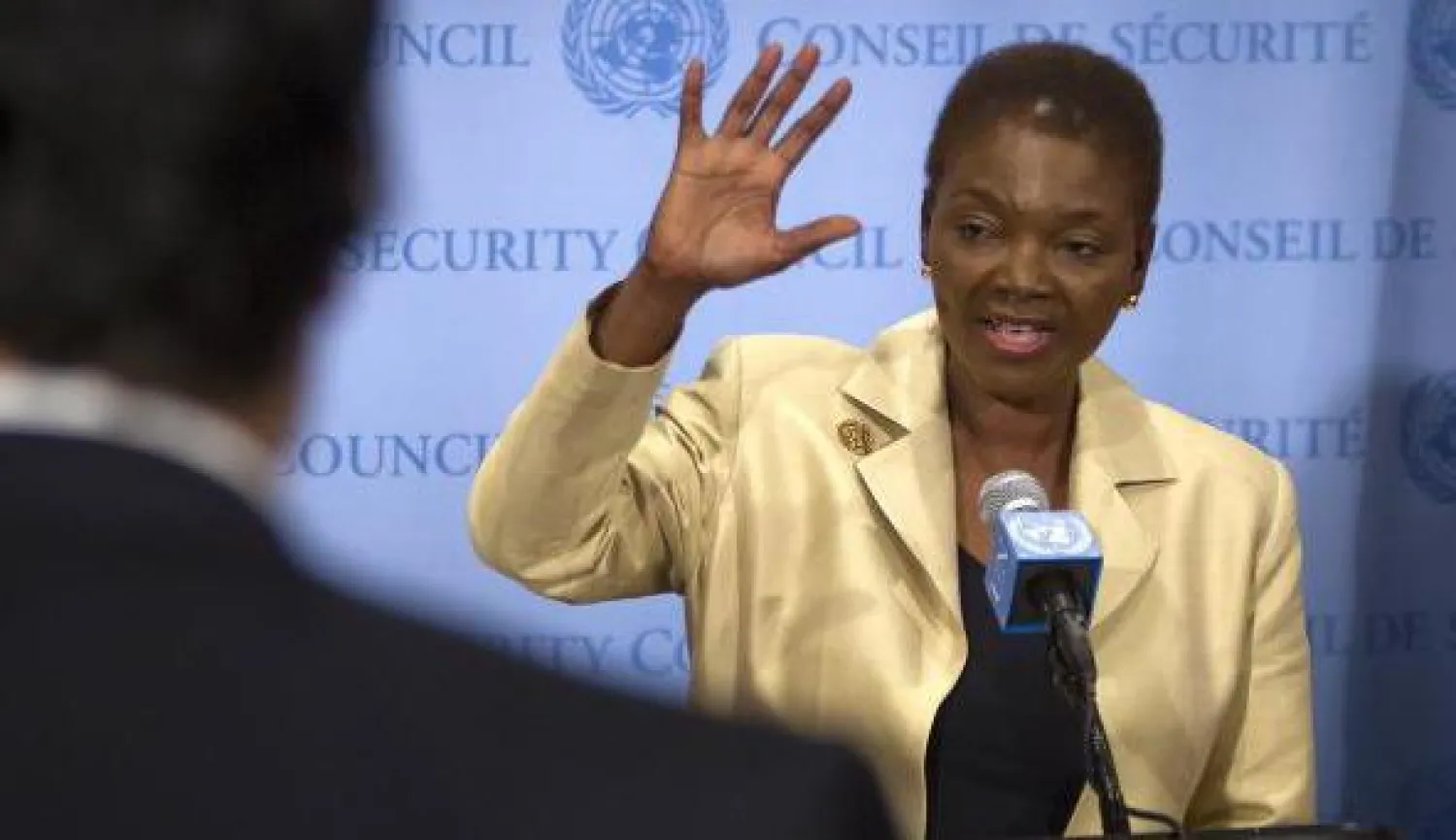 فاليري اموس تختم مسيرة عملها بكلمة أخيرة عن وحشية الحرب السورية