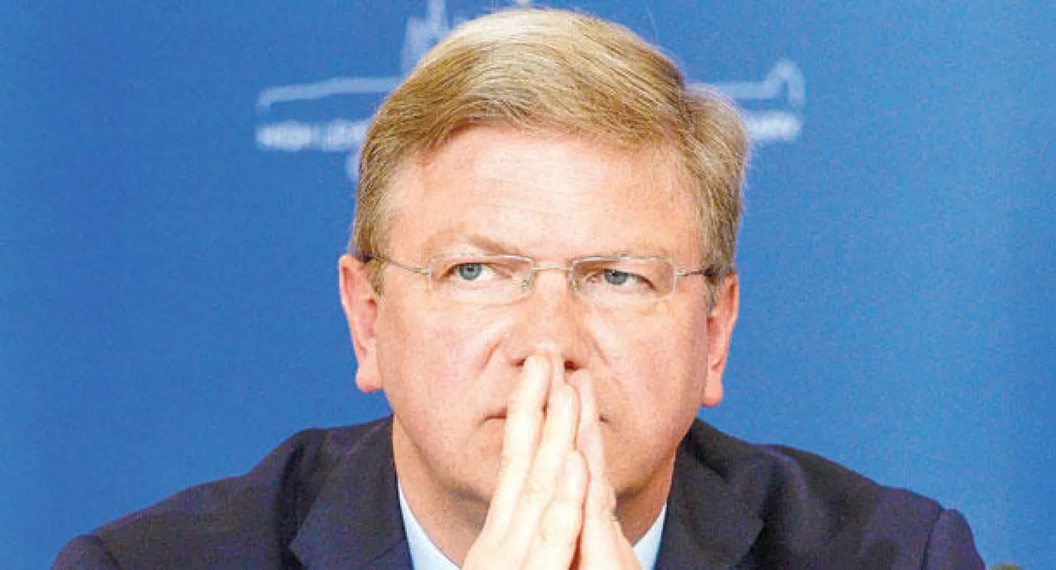 مفوض الاتحاد الأوروبي السابق لشؤون التوسع ستيفان فولي