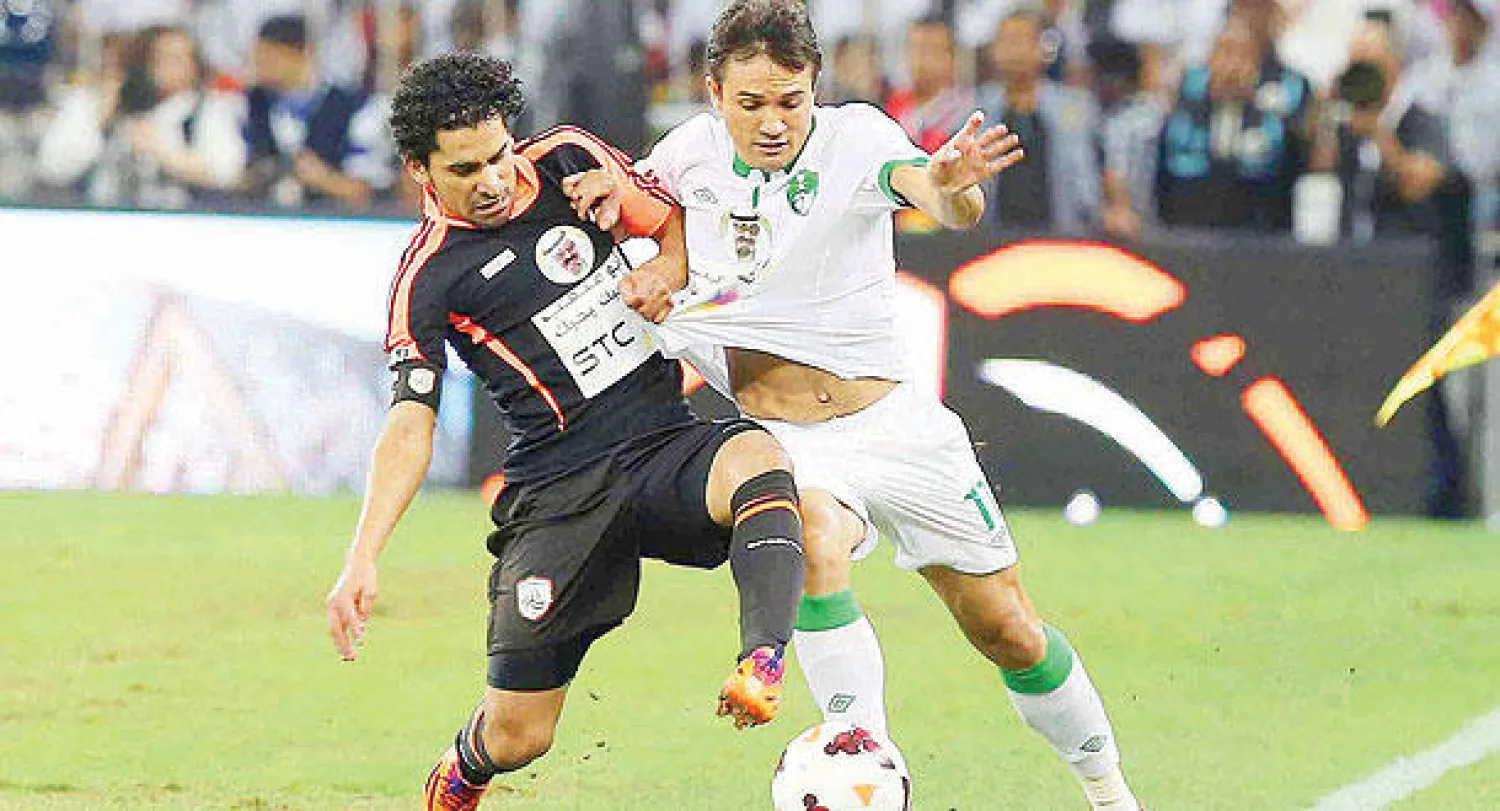 الأهلي كان حاضرًا في نهائي كأس الملك العام الماضي (أرشيف «الشرق الأوسط»)