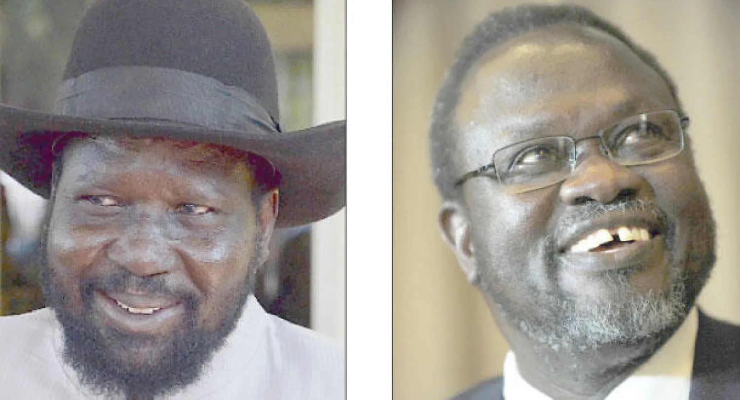 رياك مشار و سلفا كير