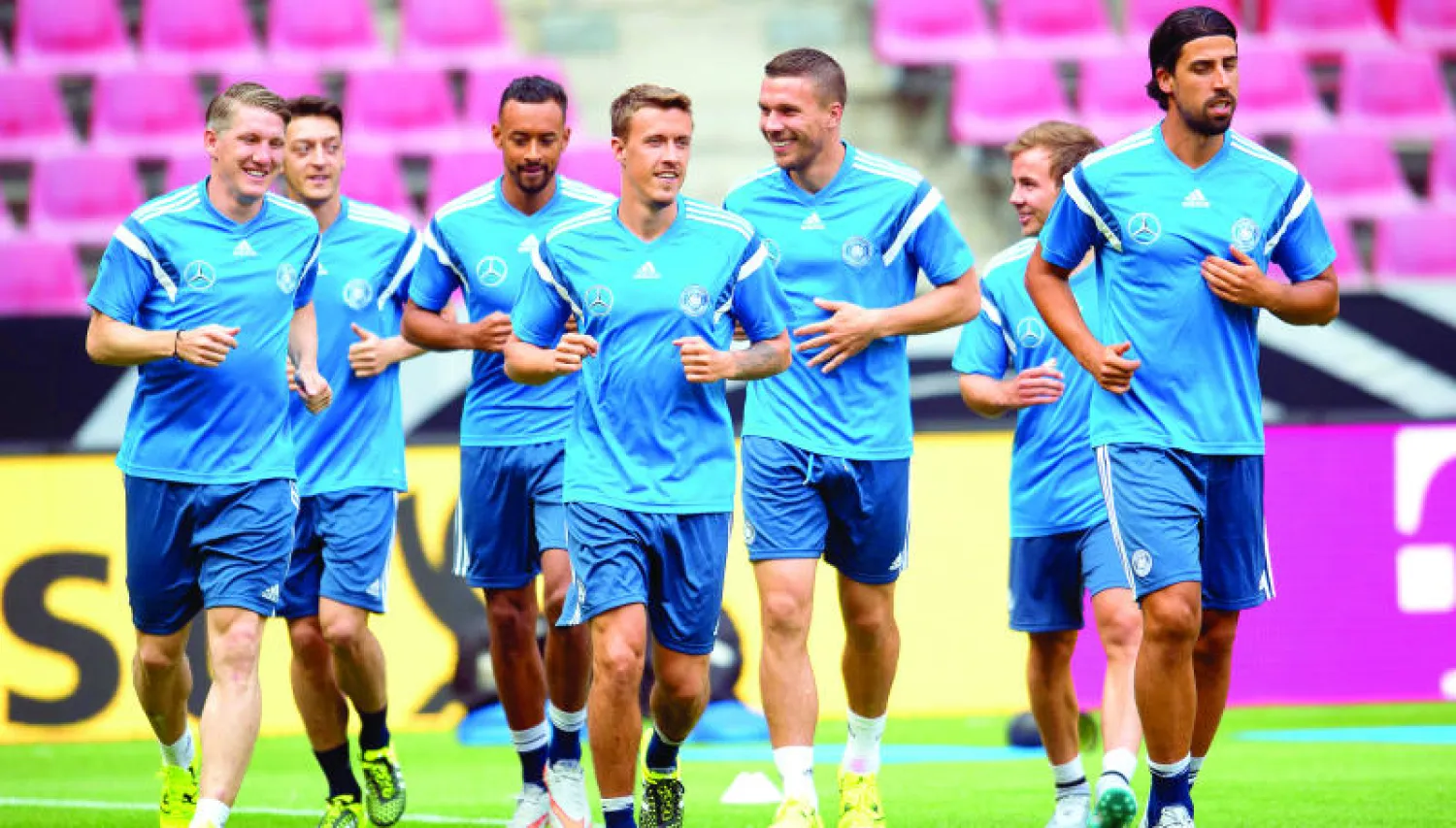 المنتخب الألماني بطل العالم يواجه اختبارا غير متكافئ  مع جبل طارق (إ.ب.أ)