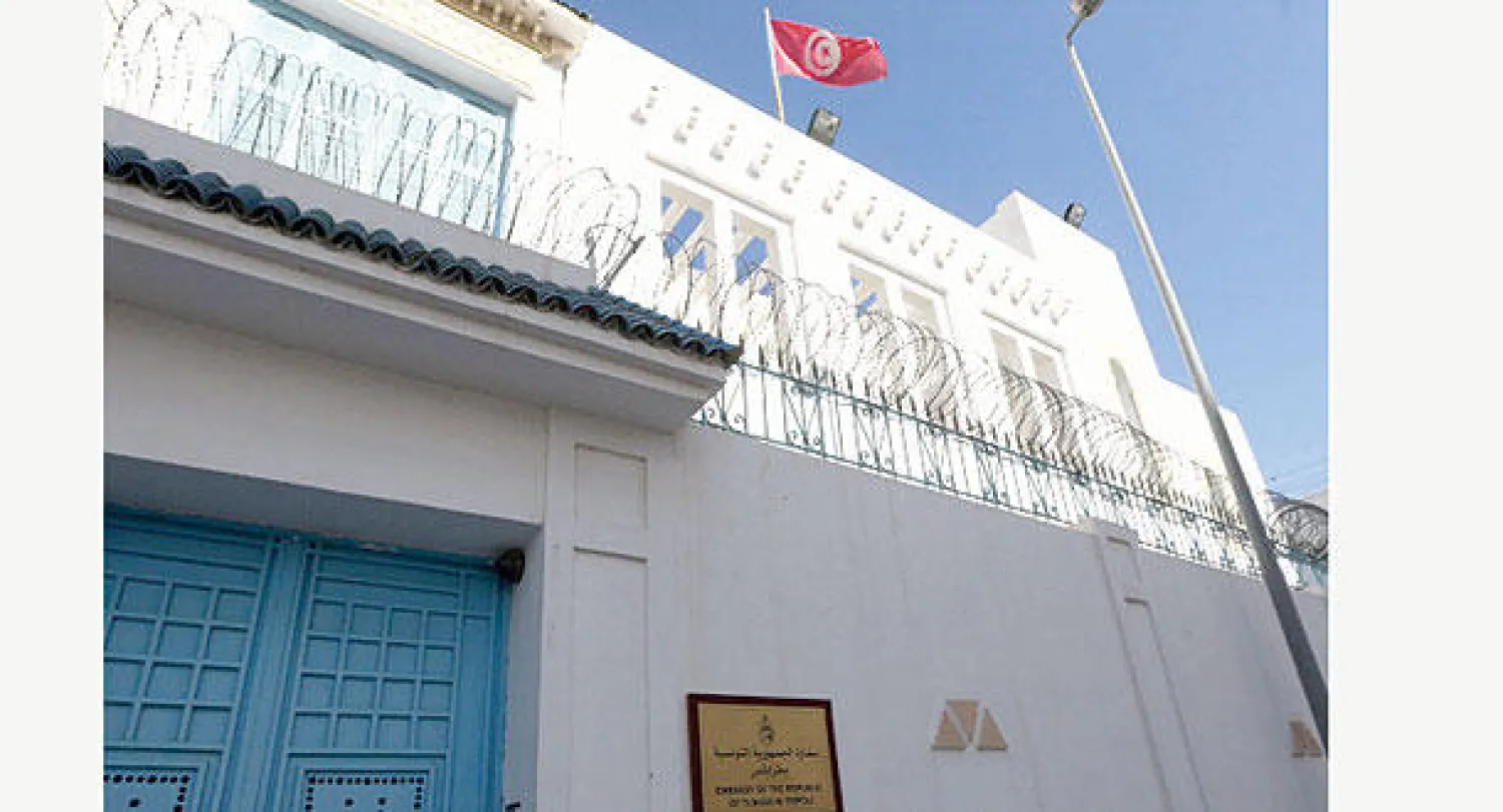 السفارة التونسية في العاصمة الليبية طرابلس (غيتي)