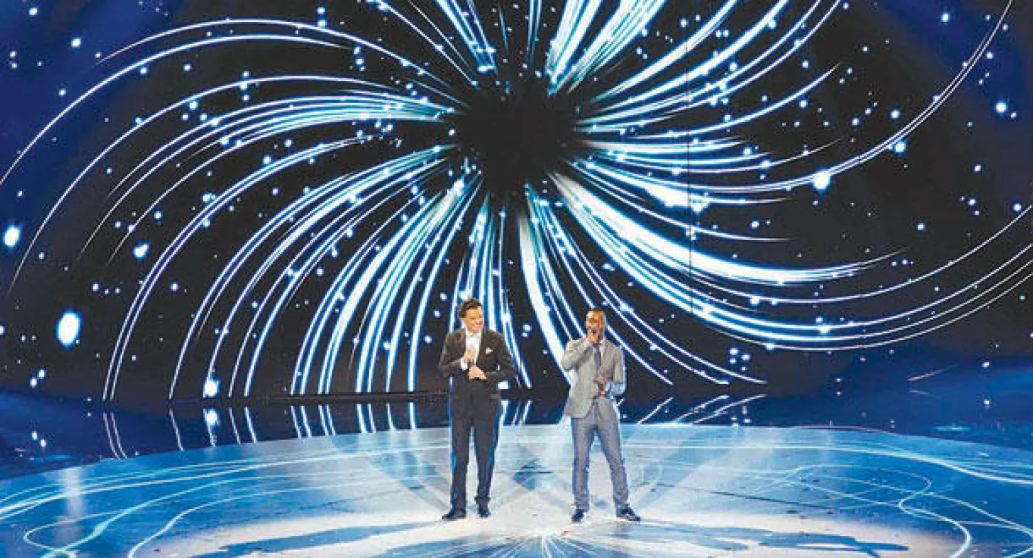 المشترك السعودي حمزة هوساوي مع راغب علامة