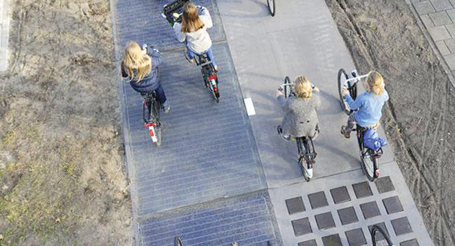 «ممشى شمسي» يولد احتياجات المنازل من الطاقة الكهربائية