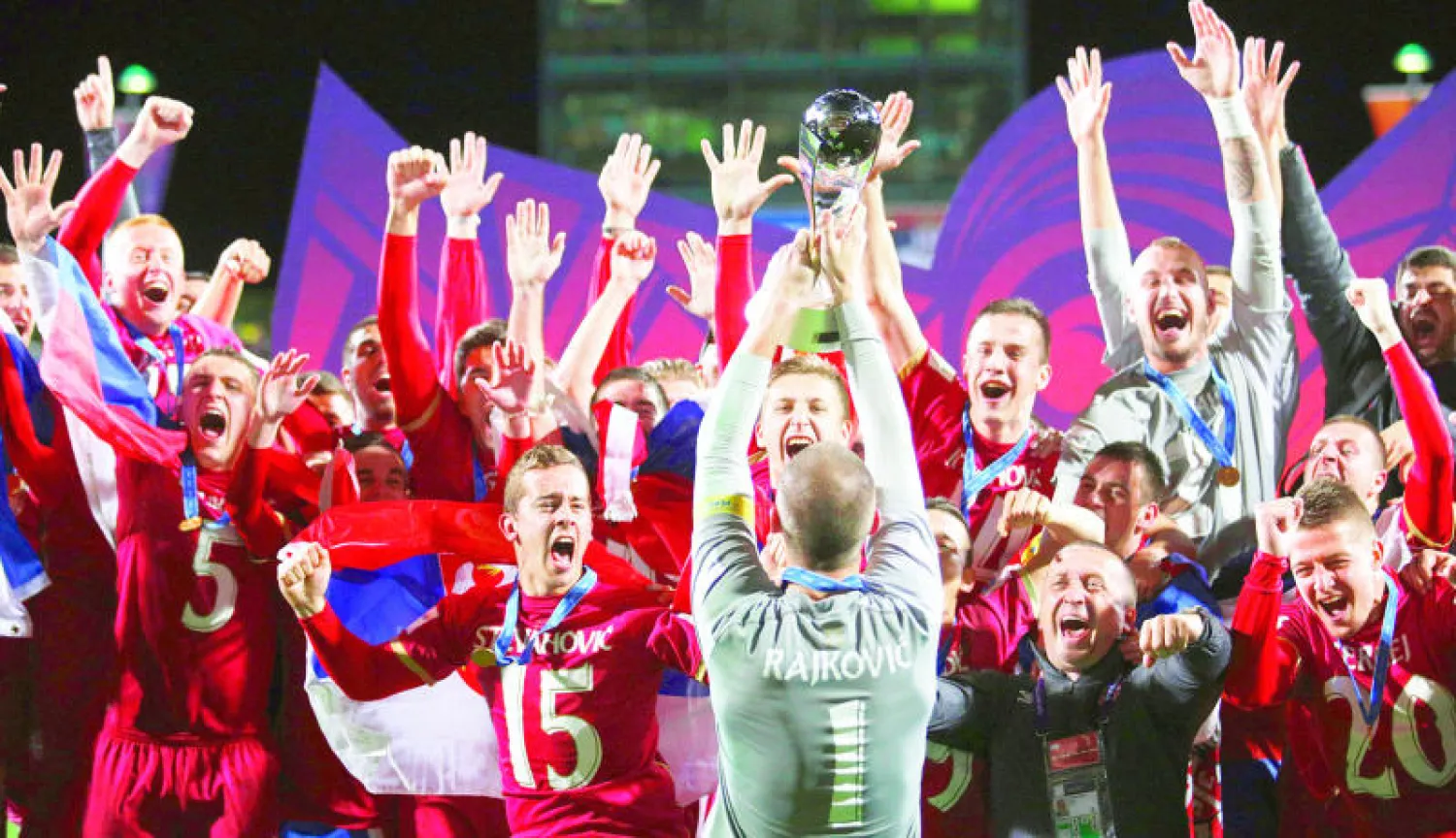 صربيا فاجأت الجميع وحصدت بطولة كأس العالم للشباب (إ.ب.أ)