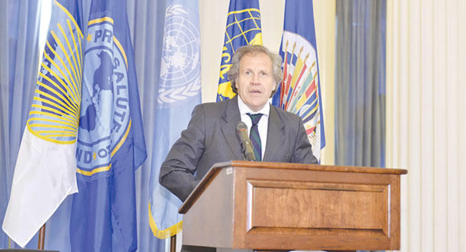 لويس الماجرو الأمين العام لمنظمة الدول الأميركية («الشرق الأوسط»)