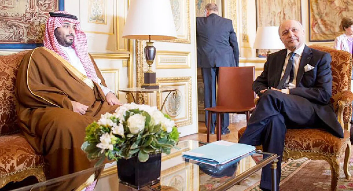 بدء اجتماع مصغر يضم ولي ولي العهد السعودي ووزير الخارجية الفرنسي في باريس