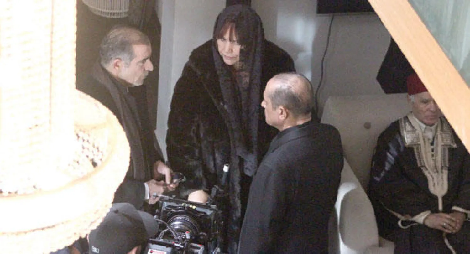 مشهد من مسلسل «ناعورة الهواء»