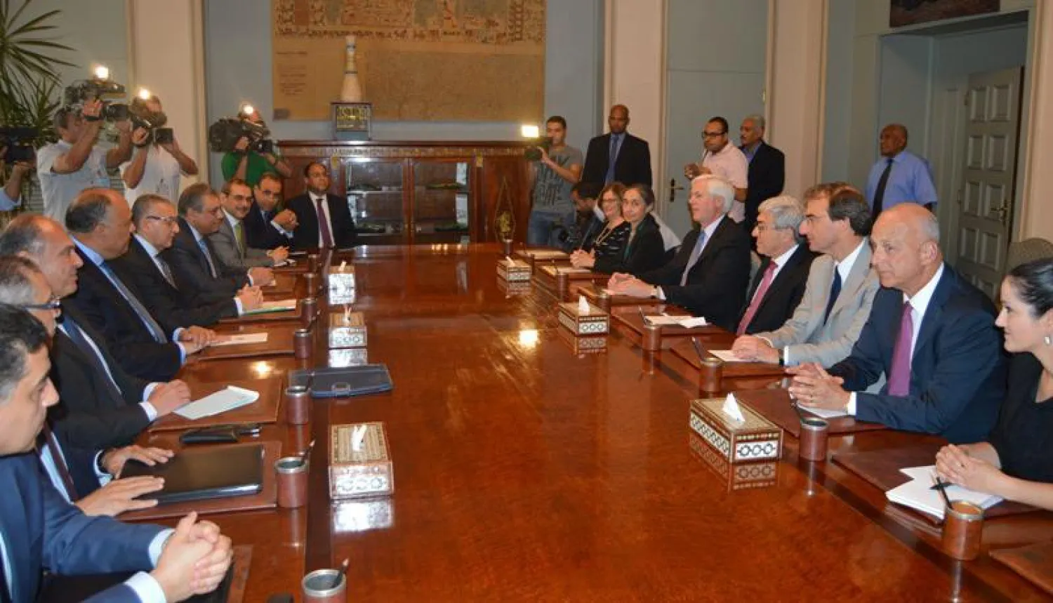 وفد يهودي أميركي يلتقي وزير الخارجية المصري