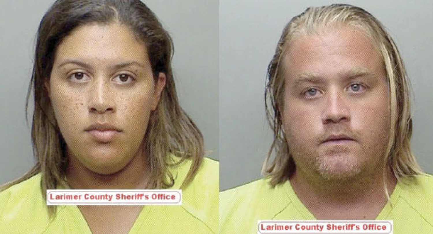 السيدة نان وزوجها بعد إلقاء القبض عليهما