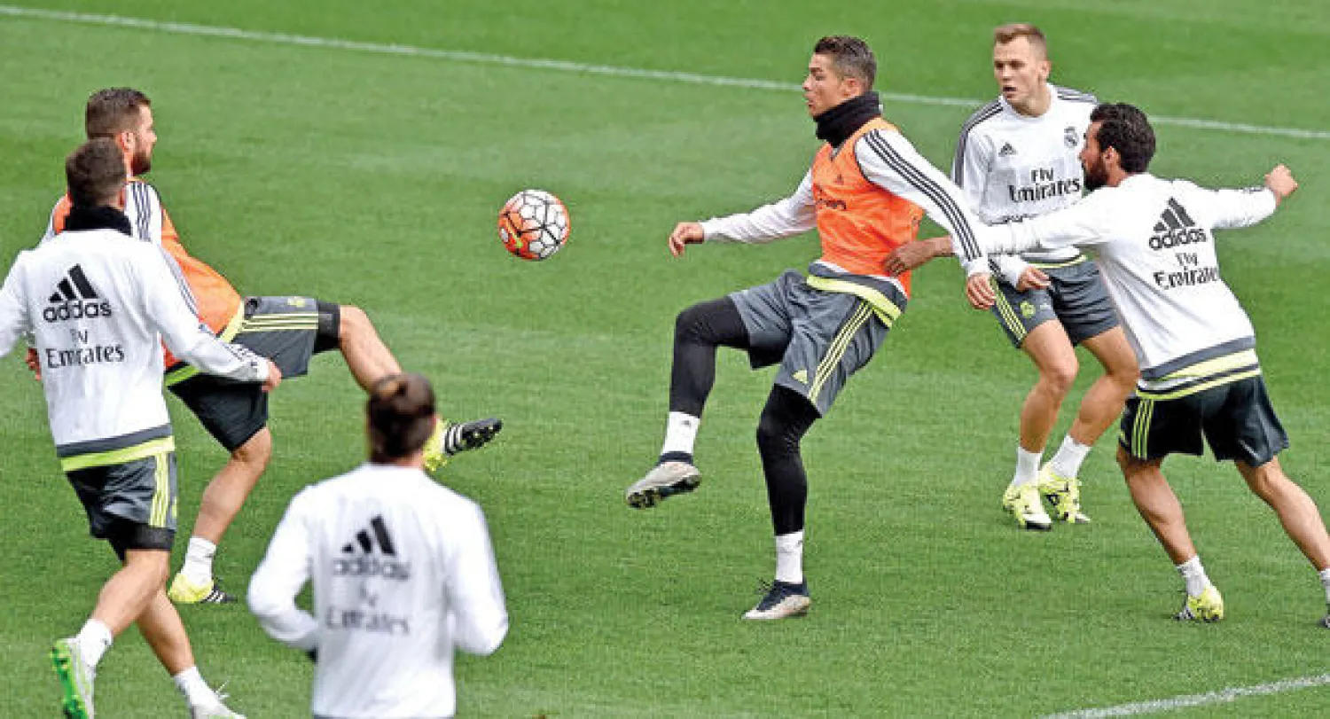 حصة تدريبية لريال مدريد خلال معسكره التحضيري بأستراليا (إ.ب.أ)