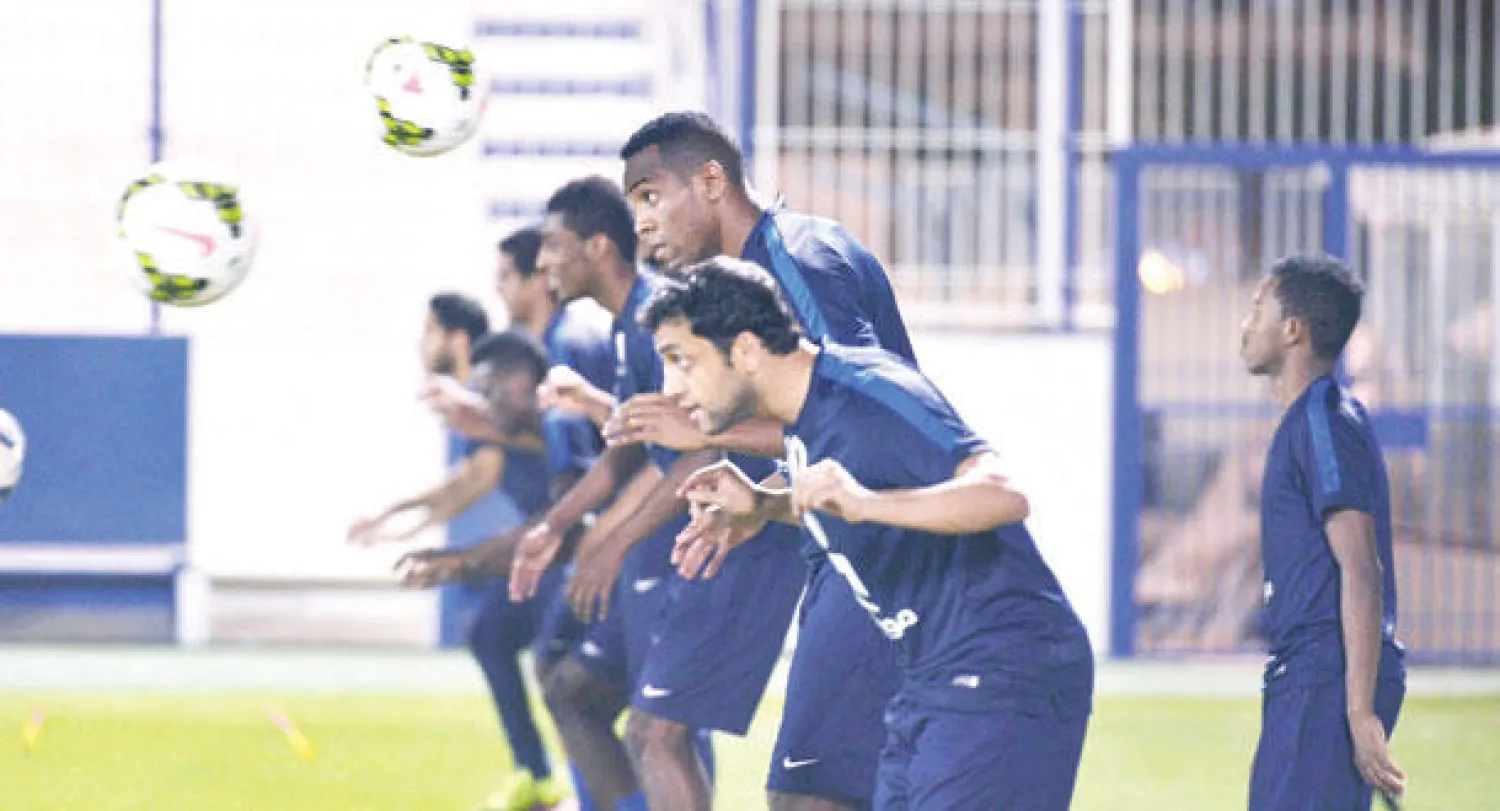 جانب من تدريبات الهلال الأخيرة (المركز الإعلامي بنادي الهلال)