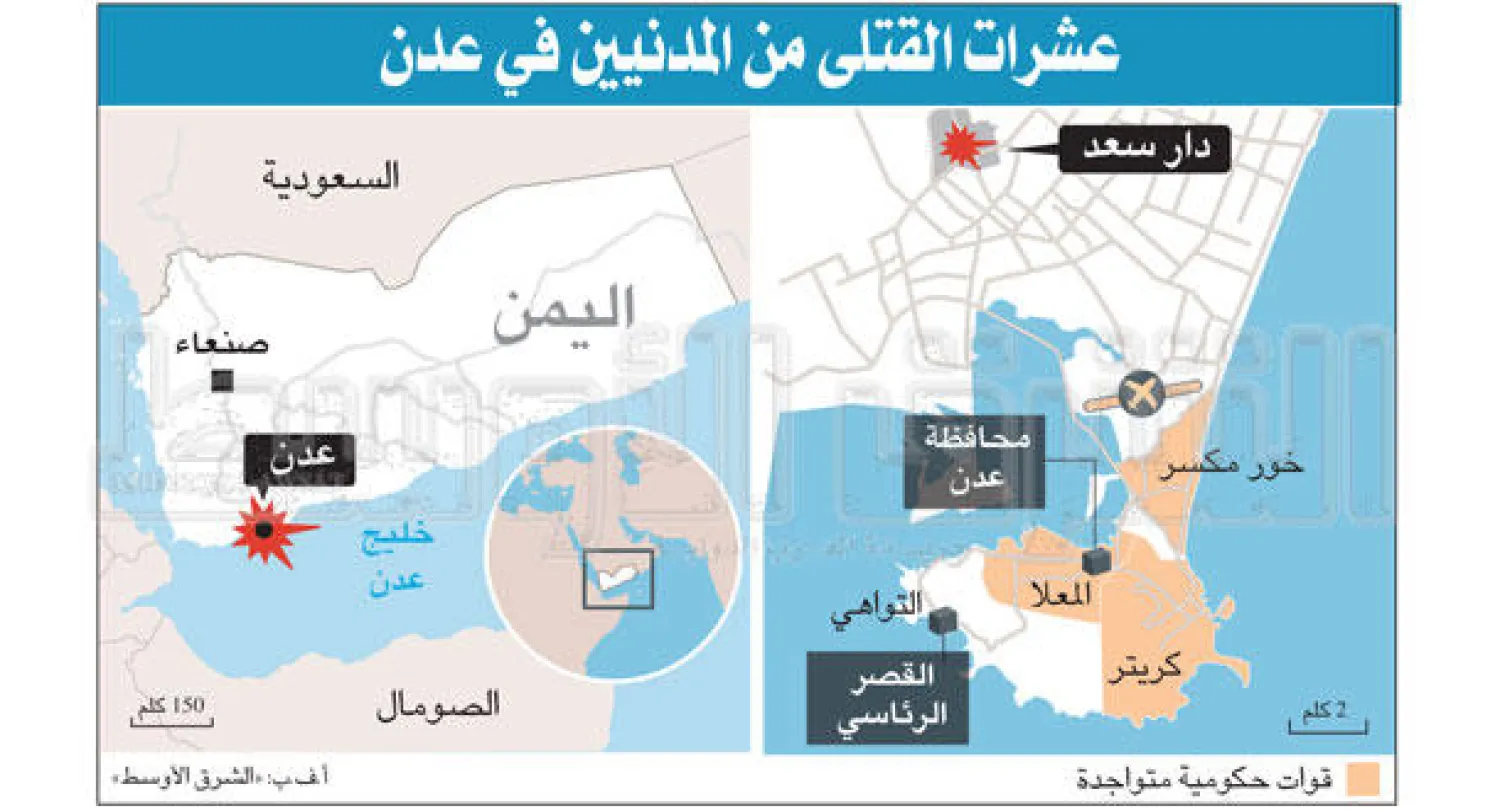ارتفاع ضحايا «دار سعد» إلى نحو 300 قتيل وجريح.. وأطباء بلا حدود تصفه بـ«أسوأ يوم في عدن»