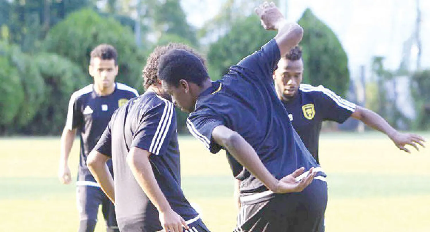 من تدريبات الاتحاد في إيطاليا (المركز الإعلامي بنادي الاتحاد)