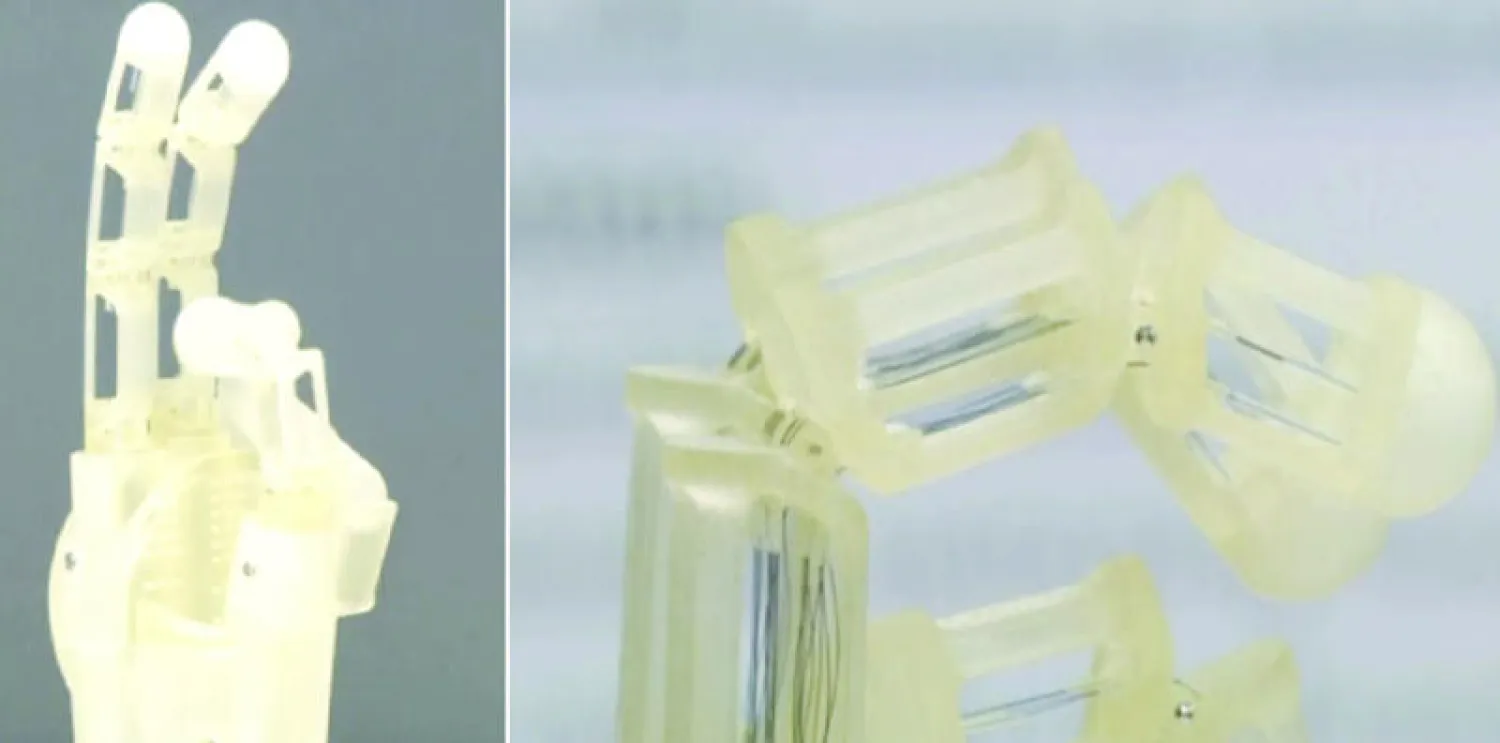 يد صناعية خارقة تستخدم أسلاكًا ذكية لمحاكاة الأنسجة العضلية