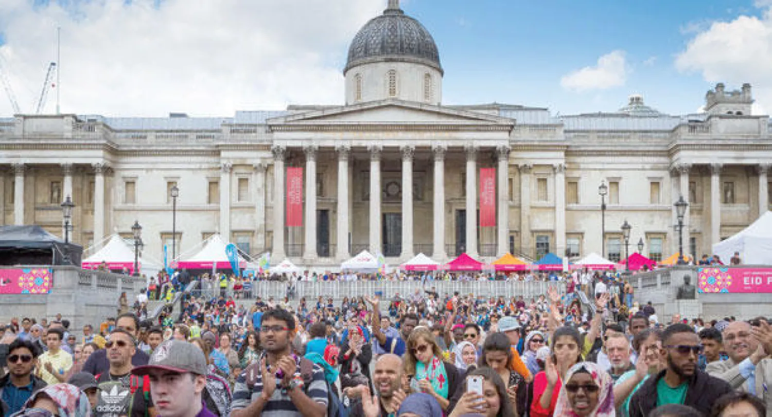 شارك أكثر من 25 ألف شخص في احتفالات بلدية لندن بعيد الفطر (تصوير: جيمس حنا)