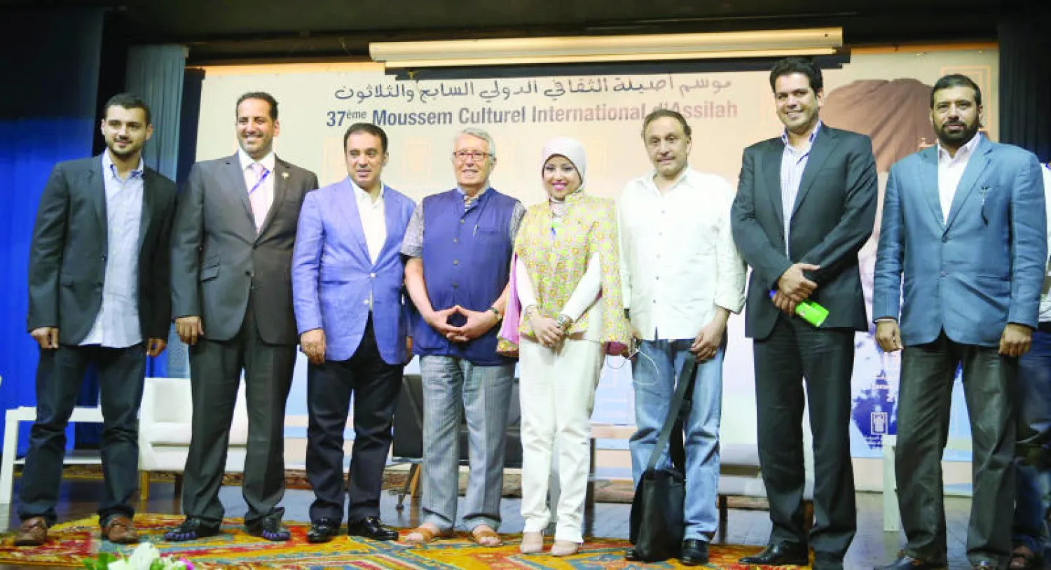 جانب من المشاركين في ندوة «الإعلام العربي في عصر الإعلام الرقمي» بـ«منتدى أصيلة الـ37» («الشرق الأوسط»)