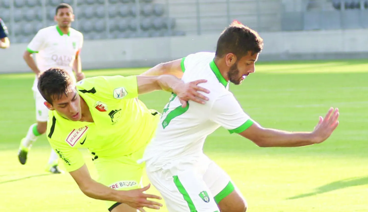 من مباراة الأهلي الأخيرة أمام بيل السويسري (المركز الإعلامي بالنادي الأهلي)