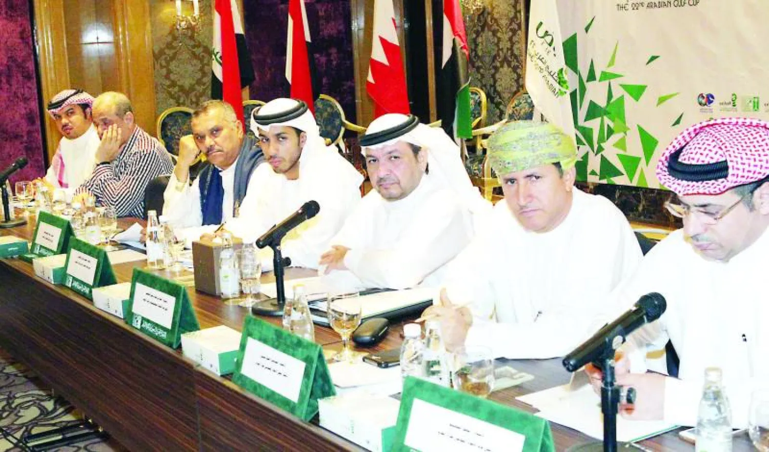 من اجتماع سابق لأمناء الاتحادات الخليجية («الشرق الأوسط»)