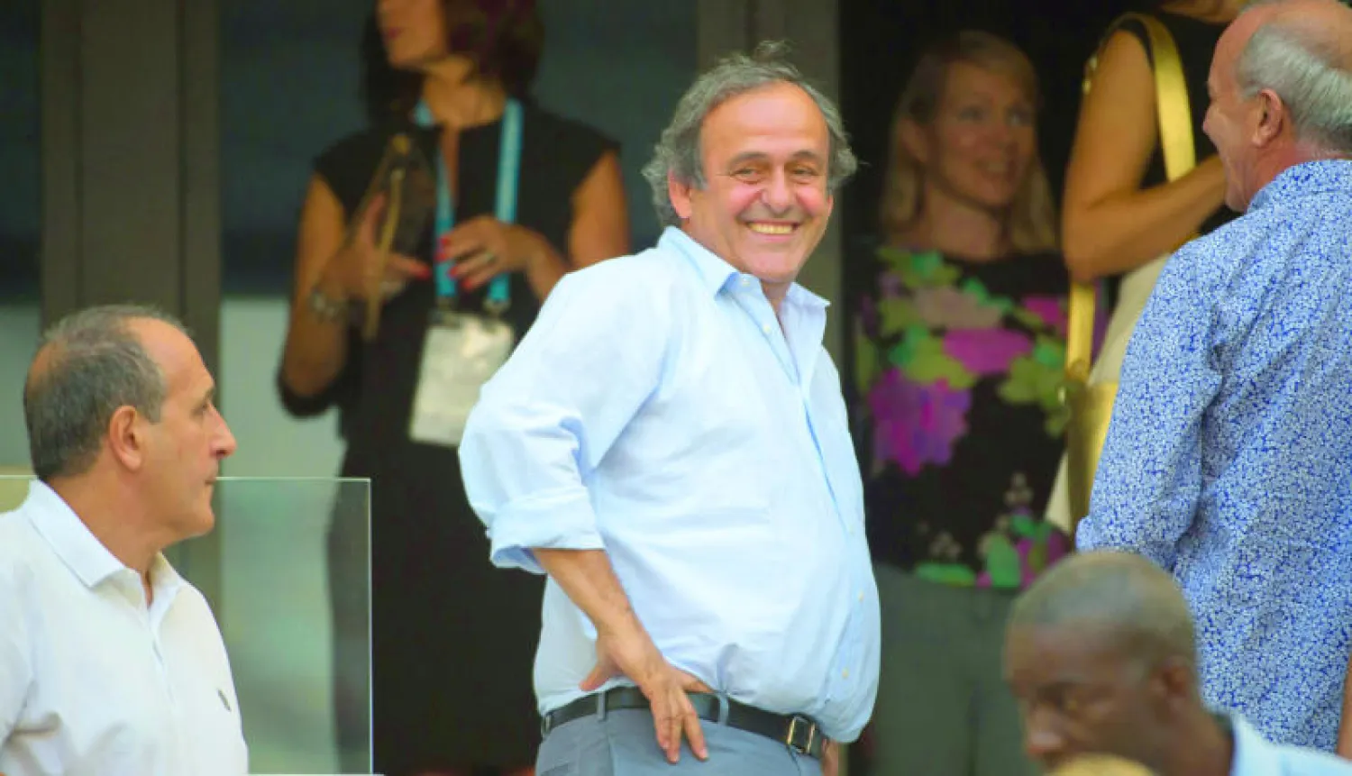 بلاتيني «الرجل الاستثنائي» (أ.ف.ب)