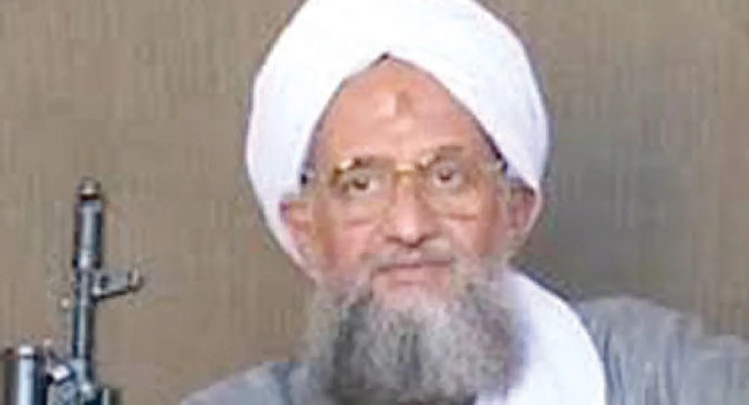 أيمن الظواهري زعيم تنظيم القاعدة («الشرق الأوسط»)