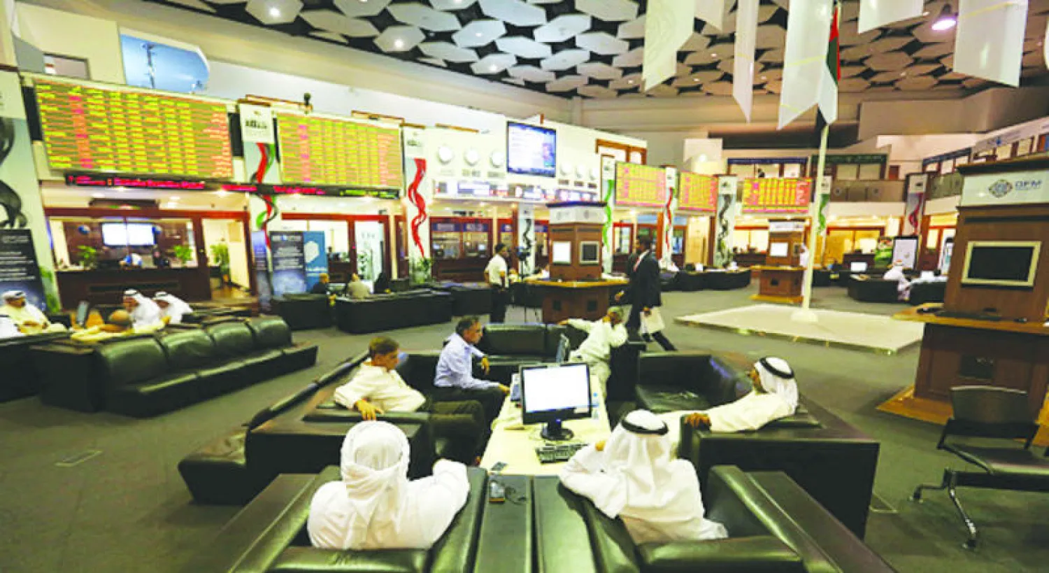 تراجع الأسواق المالية العربية باستثناء الأردن