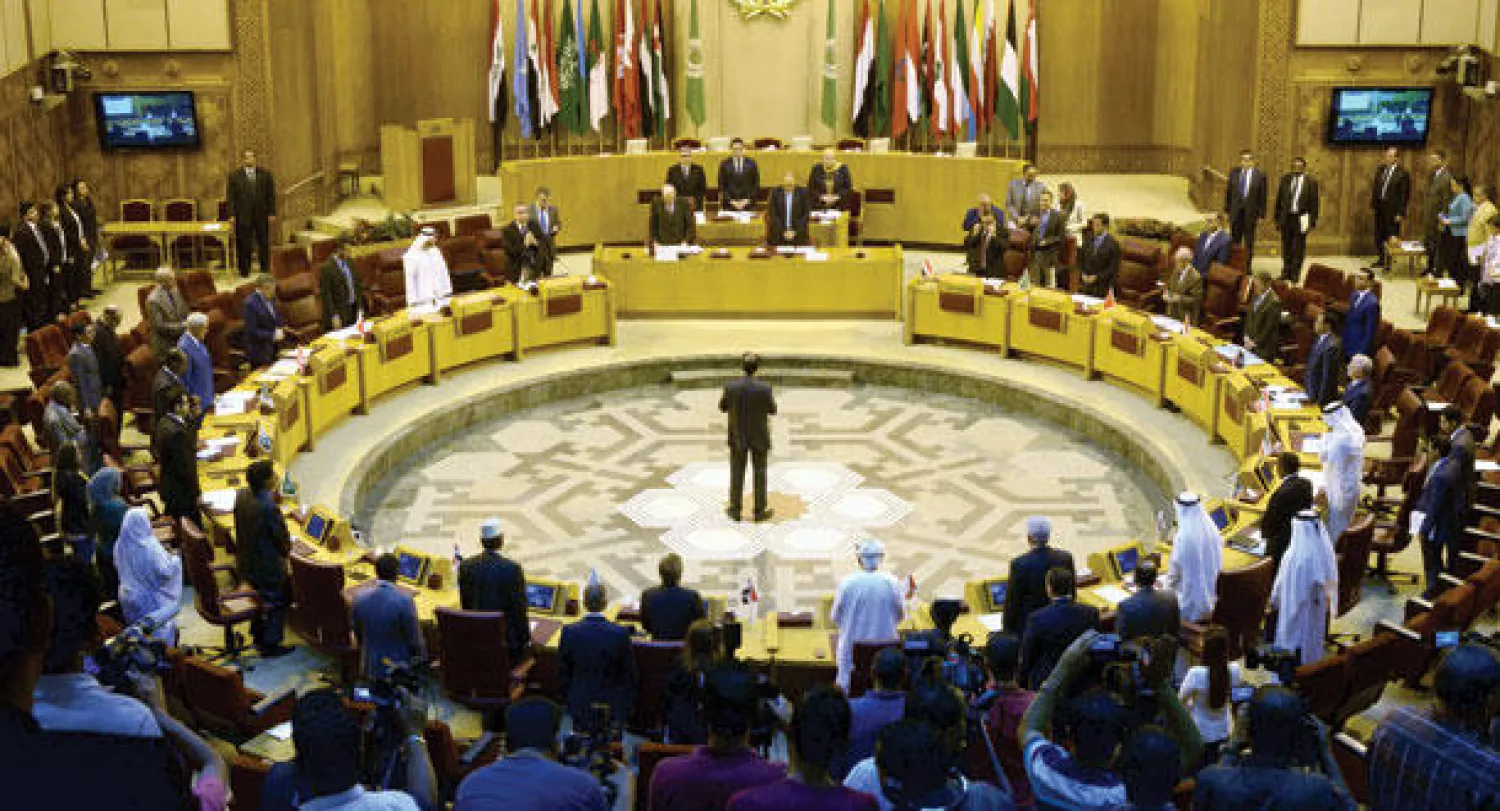 صورة لاجتماع سابق للجامعة العربية (أ.ف.ب)