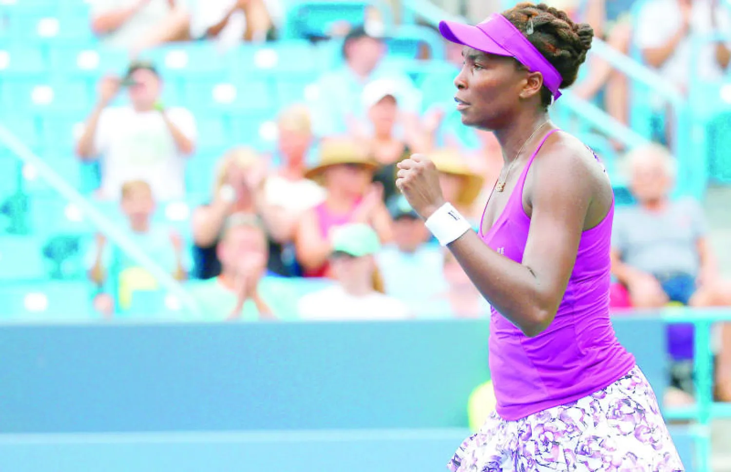 فينوس ويليامز حققت بداية مقنعة قبل مشاركتها للمرة 17 في بطولة أميركا المفتوحة (أ.ف.ب)