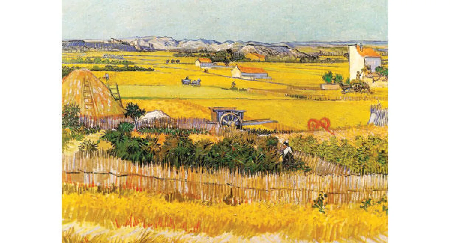 لوحة «الحصاد» لفان غوخ