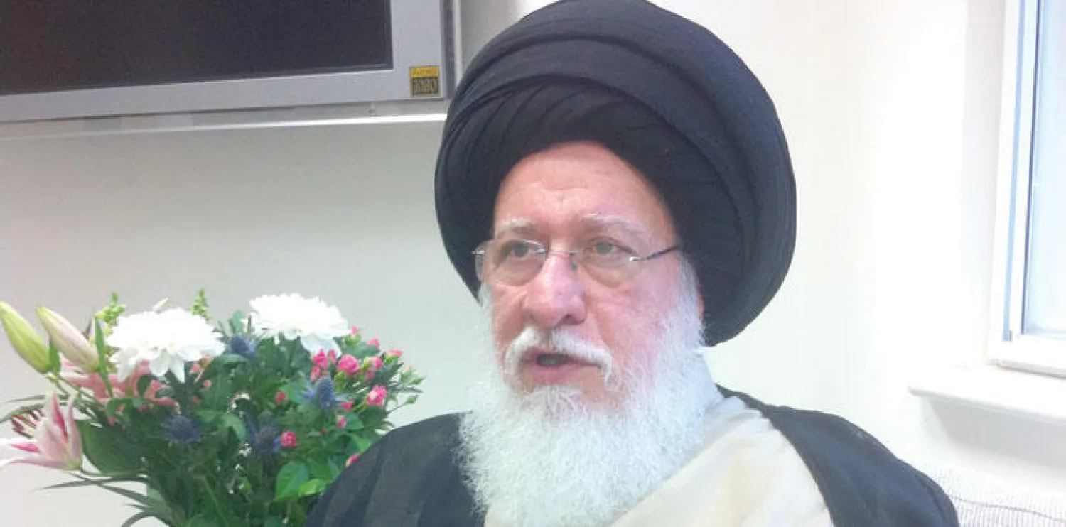 آية الله حسين إسماعيل الصدر («الشرق الأوسط»)