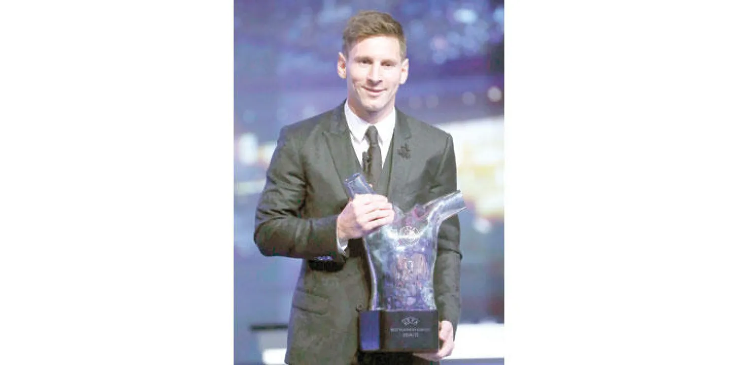 ميسي وجائزة أفضل لاعب (إ.ب.أ)