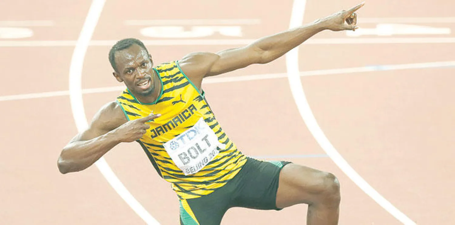 بولت أسطورة ألعاب القوى (أ.ب)