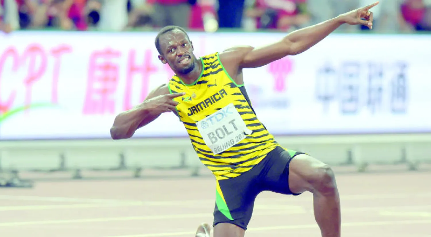 بولت أسطورة سباقات السرعة أنقذ ألعاب القوى (رويترز)