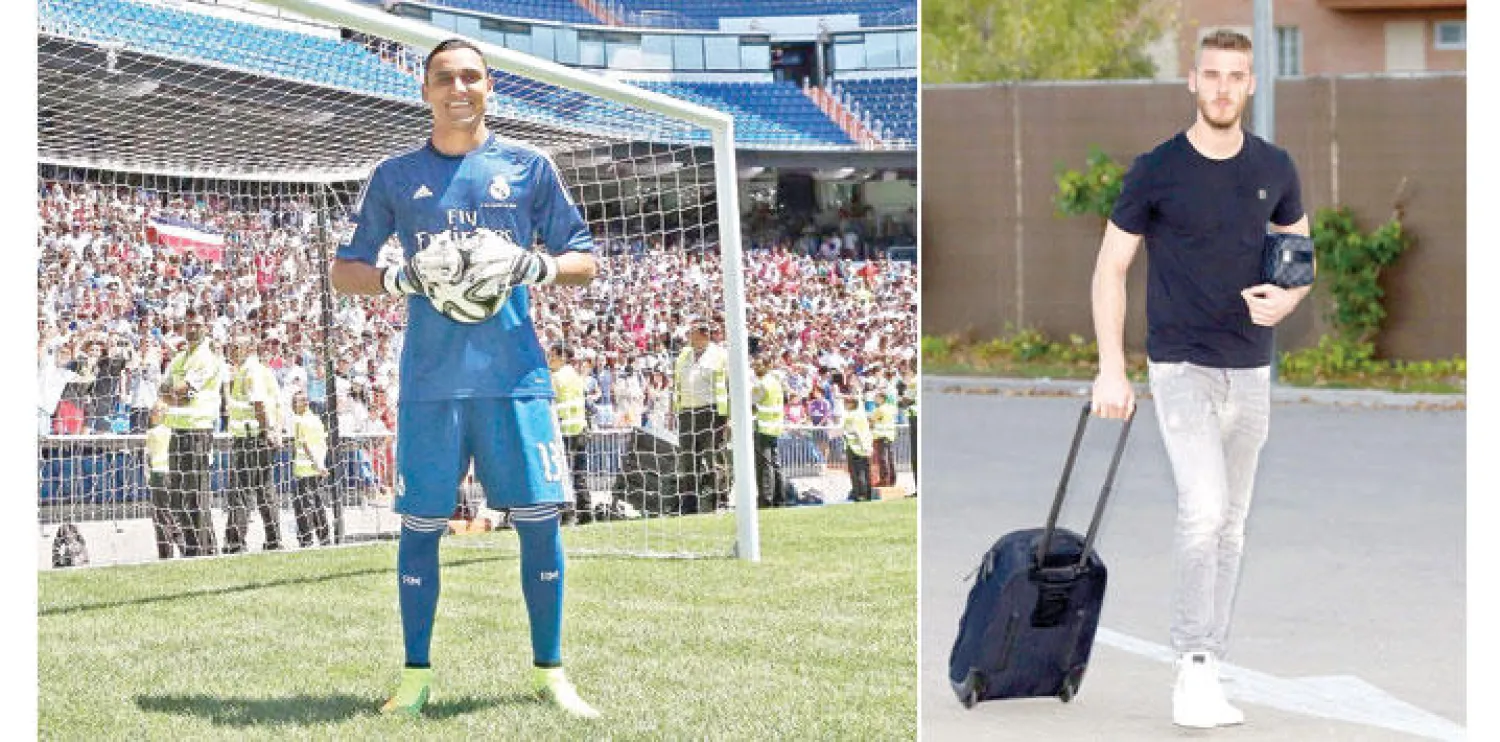 دي خيا وصل إلى معسكر منتخب إسبانيا (إ.ب.أ)  -  الكوستاريكي كيلور نافاس («الشرق الأوسط»)