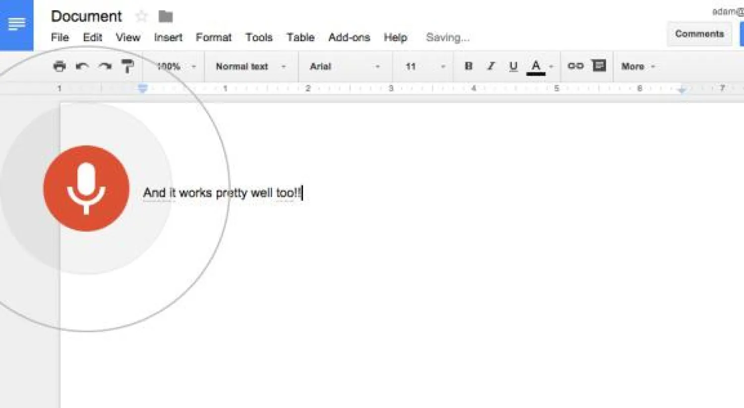 الآن يمكنك الكتابة بصوتك على مستندات «غوغل»