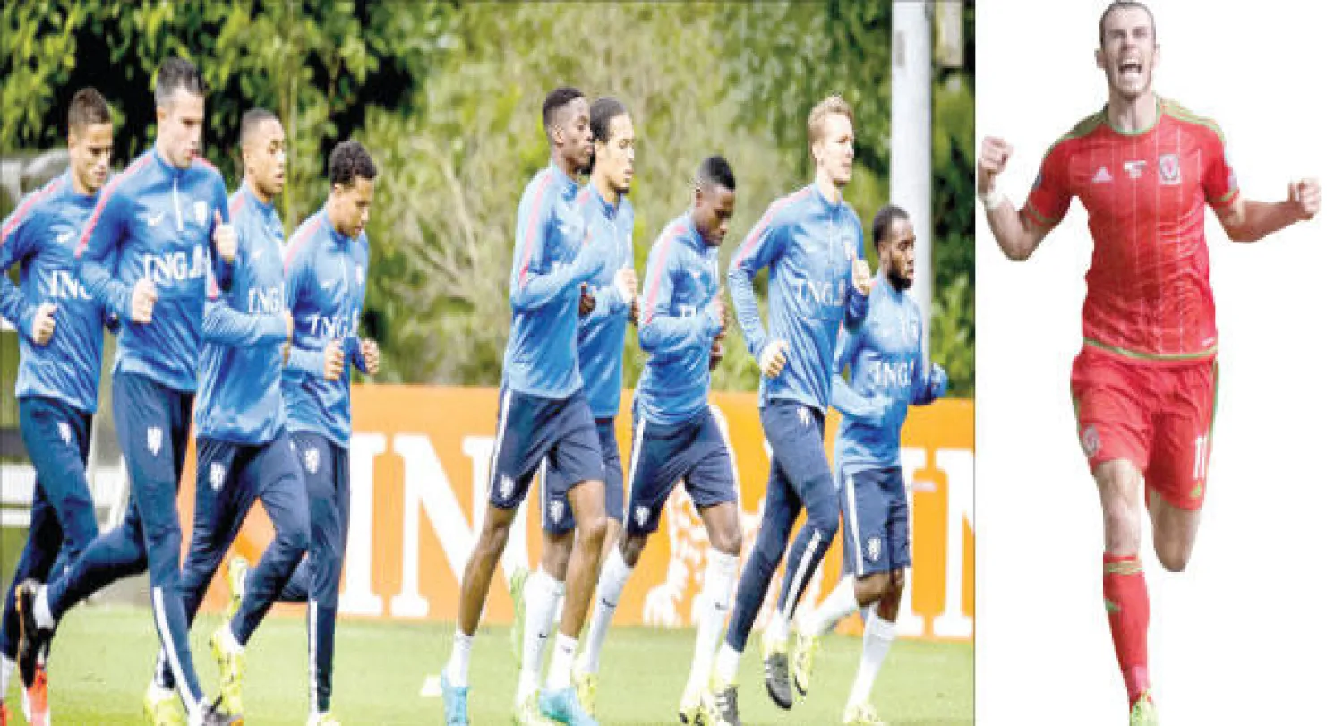 الأمل معقود على بيل في عودة ويلز إلى البطولات الأوروبية ، و فشل التأهل إلى يورو 2016 سيكون ضربة قوية لهولندا (إ.ب.أ)