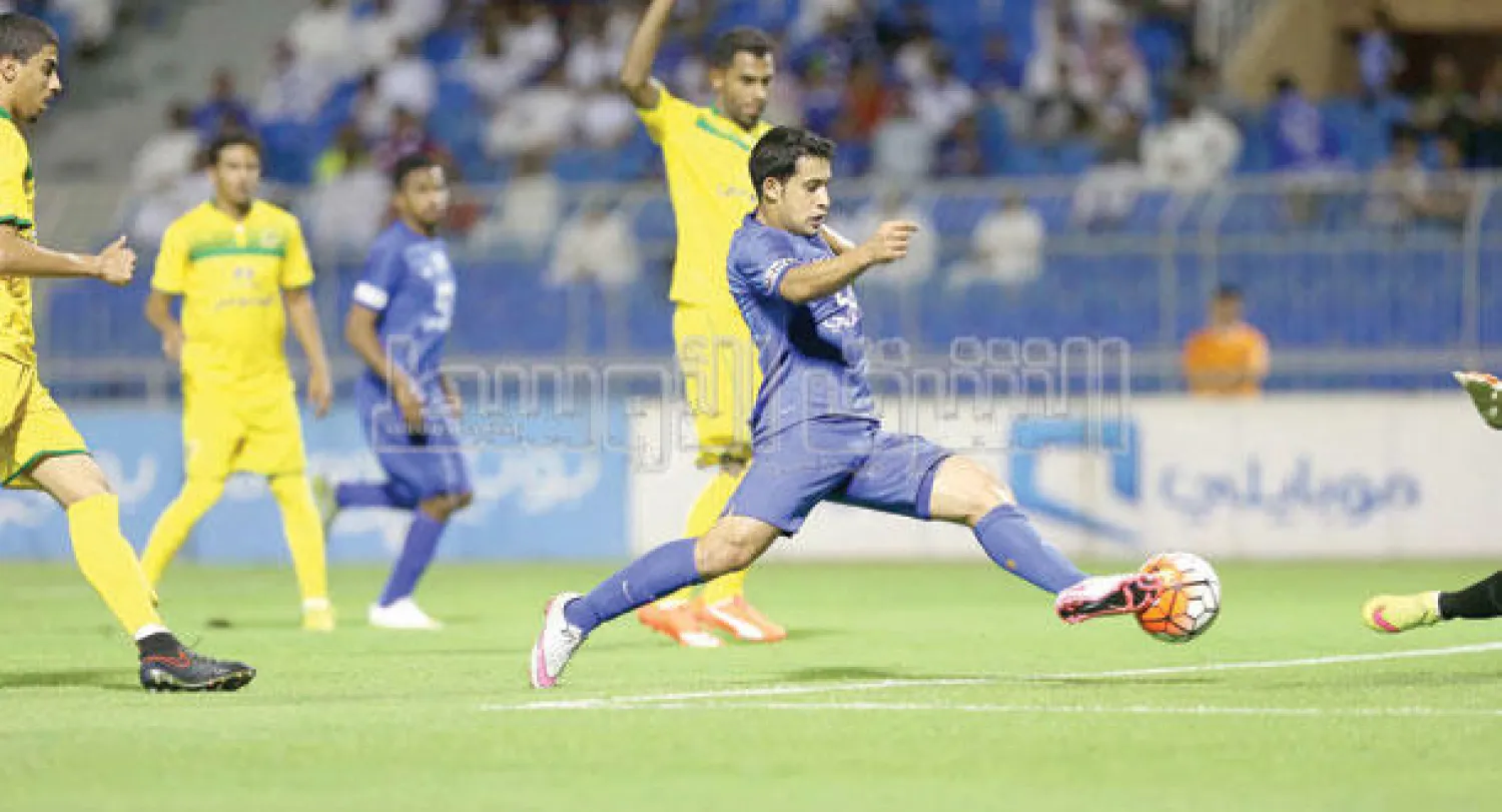 من مباراة الهلال الودية الأخيرة أمام الخليج (تصوير: علي العريفي)
